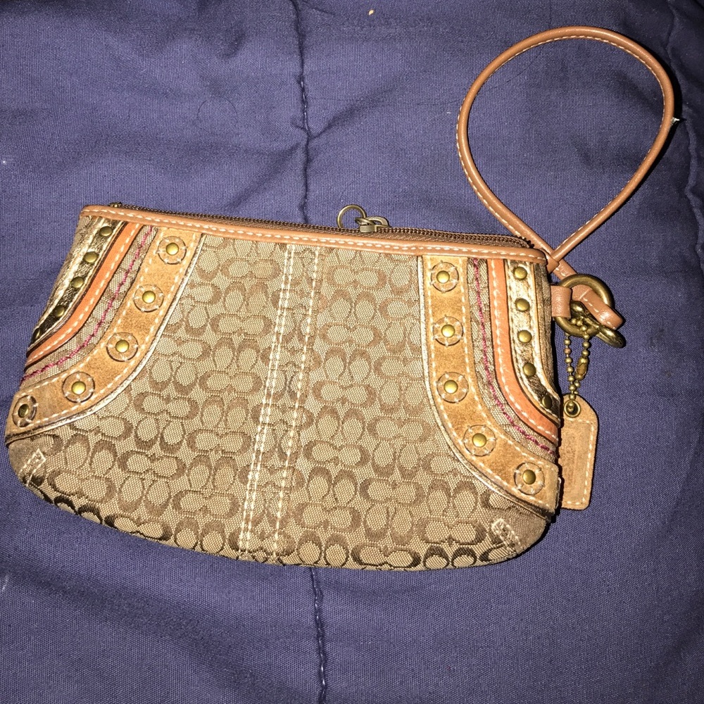 Vintage coach clutch